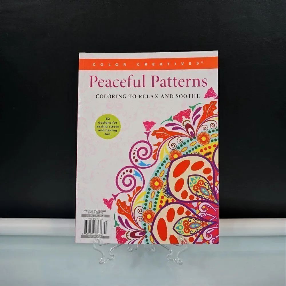 Color Creatives Book Peaceful Patterns Coloring To Relax And Soothe